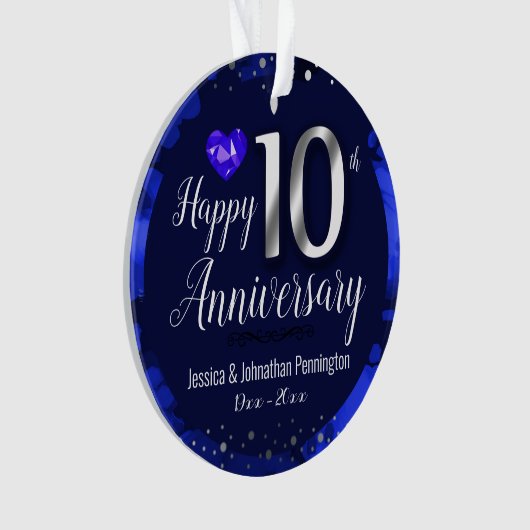 Joyeux 10e anniversaire de Mariage (devant)