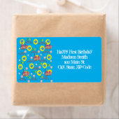 Joyeux 10e anniversaire Étiquettes de adresse, Ble (En situation)