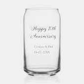 Joyeux 10e anniversaire simple nom de mariage mini (Recto)