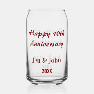 Joyeux 10ème anniversaire de mariage mauve nom sim