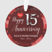 Joyeux 15e anniversaire de Mariage (devant)