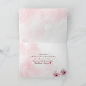 Joyeux 1er Saint-Valentin  Carte de vœux (Intérieur)