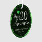 Joyeux 20e anniversaire de Mariage (devant)