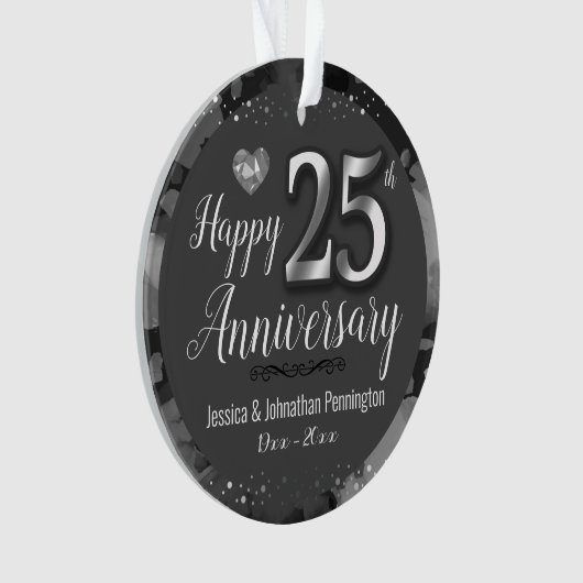 Joyeux 25e anniversaire de Mariage (devant)