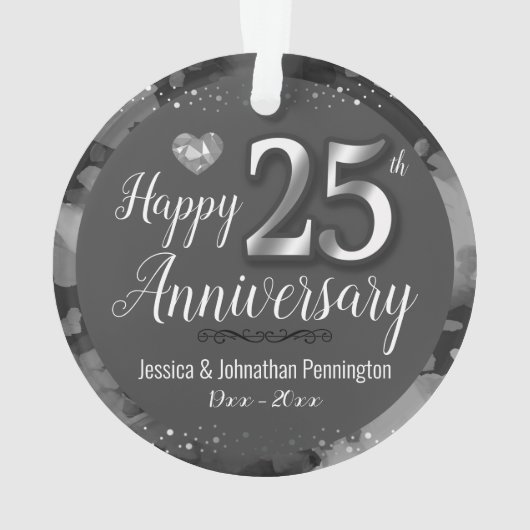 Joyeux 25e anniversaire de Mariage (dos)