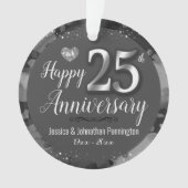 Joyeux 25e anniversaire de Mariage (devant)