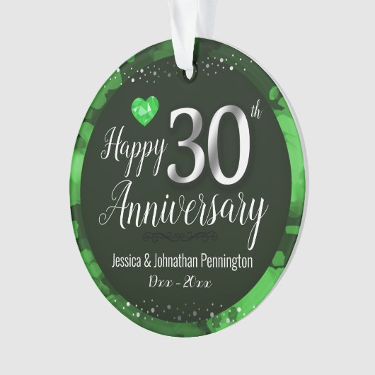 Joyeux 30e anniversaire de Mariage (devant)