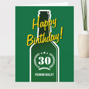 Joyeux 30e anniversaire Grande carte extra large
