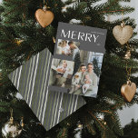Joyeux 3 Photo Collage moderne gris Noël<br><div class="desc">Cette année, faites savoir à vos amis et à votre famille que vous vous souciez de la carte Joyeux 3 Photo Collage Gris moderne de Noël. Non seulement il est élégant et à jour, mais il a assez d'espace pour vous pour inclure trois de vos souvenirs préférés de l'année passée....</div>