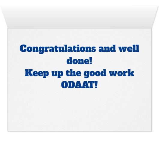 Joyeux 3e anniversaire sobre (Intérieur Horizontal (Bas))