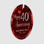 Joyeux 40e anniversaire de Mariage (devant)