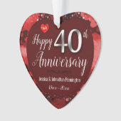 Joyeux 40e anniversaire de Mariage (devant)