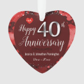 Joyeux 40e anniversaire de Mariage (devant)