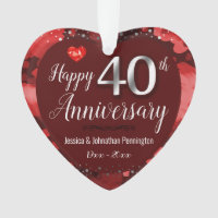 Joyeux 40e anniversaire de Mariage