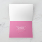Joyeux 45e Anniversaire Carte Pink Daises (Intérieur)