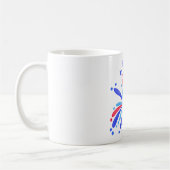 Joyeux 4 juillet café Mug (Gauche)