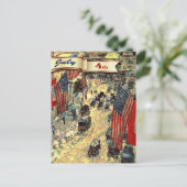 Joyeux 4 juillet. Carte postale Art (Debout devant)