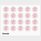 Joyeux 4 juillet Favoriser Stickers (Feuille)