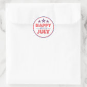 Joyeux 4 juillet Favoriser Stickers (Sac)