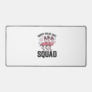 Joyeux 4 juillet Flamingo Squad Vector Design_1
