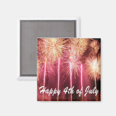Joyeux 4 juillet Magnet (Recto/Verso)