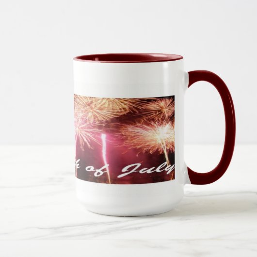 Joyeux 4 juillet Mug (Droite)