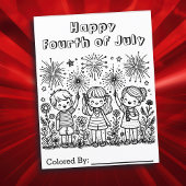 Joyeux 4 juillet | Page Couleur