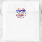 Joyeux 4 juillet Stickers Fireworks (Sac)