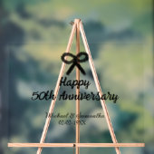 Joyeux 50e anniversaire ajouter nom du couple date (Neutre)
