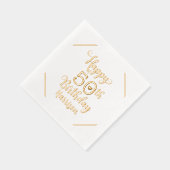 Joyeux 50e anniversaire Cinquante Nom personnalisé (Droite)