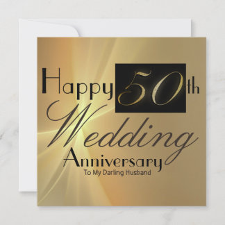 Joyeux 50e anniversaire de Mariage à ma carte de m