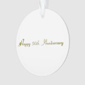 Joyeux 50e anniversaire Gold Police (devant)