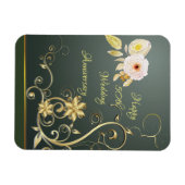 Joyeux 50e anniversaire Mariage Flex Photo Magnet (Horizontal)