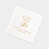 Joyeux 50e anniversaire Martini Cocktail personnal (Gauche)