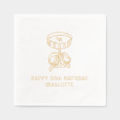 Joyeux 50e anniversaire Martini Cocktail personnal (Recto)