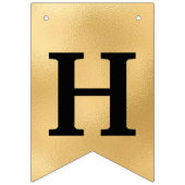 Joyeux 50e anniversaire Photo Gold Bunting drapeau (Deuxième drapeau)