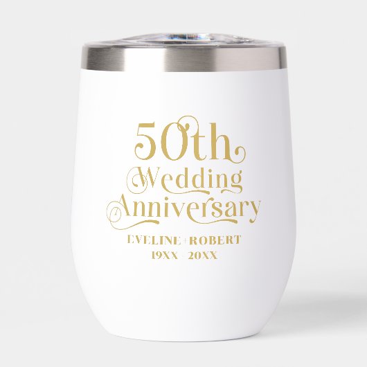Joyeux 50ème anniversaire de Mariage Typographie d (Avant)