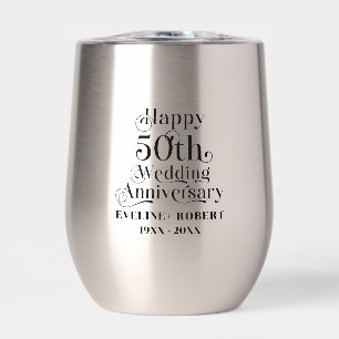 Joyeux 50ème anniversaire de Mariage Typographie n