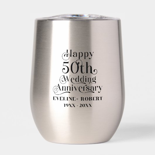 Joyeux 50ème anniversaire de Mariage Typographie n (Avant)