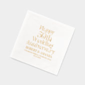 Joyeux 50ème anniversaire de Mariage typographie r (Gauche)