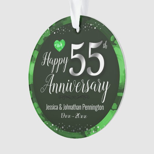 Joyeux 55e anniversaire de Mariage (devant)