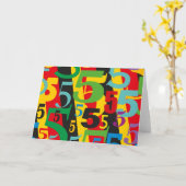 Joyeux 5e Anniversaire, 55e Anniversaire, Modèle # (Fleur jaune)