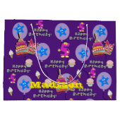 Joyeux 5e anniversaire Cadeau sac #5 pourpre (Dos)