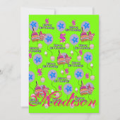 Joyeux 5e anniversaire Invitation Anniversaire #5  (Devant)