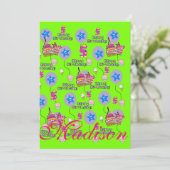 Joyeux 5e anniversaire Invitation Anniversaire #5  (Debout devant)