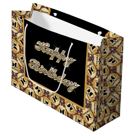 Joyeux 5e anniversaire Sac cadeau (Devant Angle)