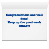 Joyeux 5ème anniversaire sobre (Intérieur Horizontal (Bas))