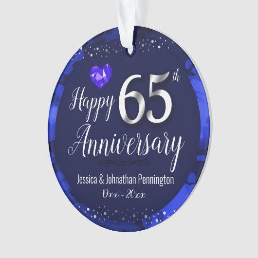 Joyeux 65e anniversaire de Mariage (devant)