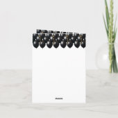 joyeux 70e anniversaire carte de voeux (Dos)