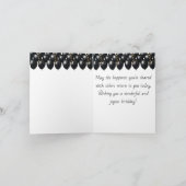 joyeux 70e anniversaire carte de voeux (Intérieur)